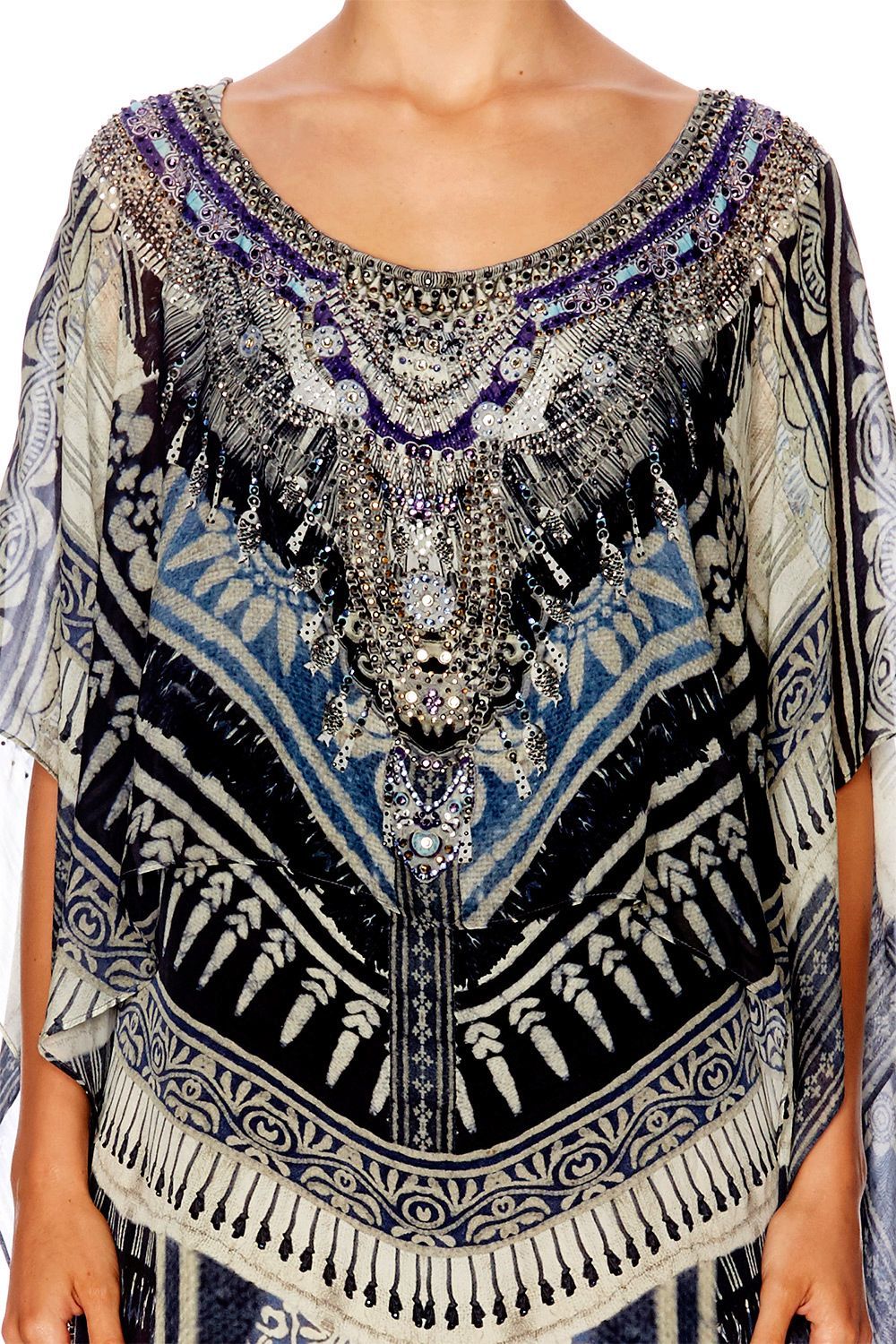 TALES OF BATIK DOUBLE LAYER SHORT KAFTAN