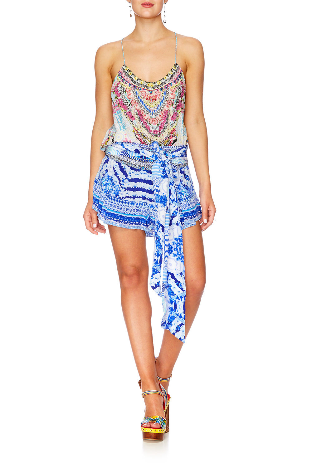 THROWING SHADE WAIST TIE SHORT